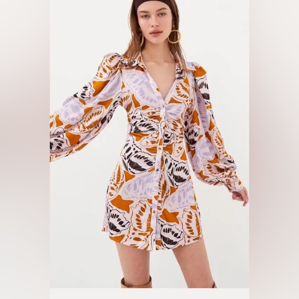 For Love And Lemons Multicolor Patterned Dress - Picture 2 of 8